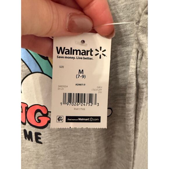 Wound Up New Junior Colorful Rainbow Admit It Boring Life Graphic T Shirt M - Picture 7 of 9